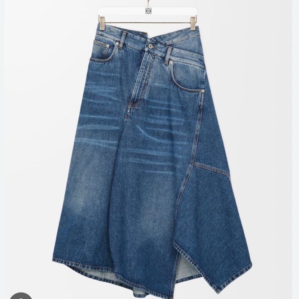Loewe denim skirt size 44